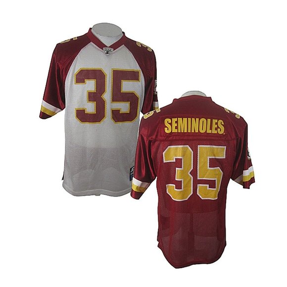 Team Starter Florida State Seminoles Jersey Tee Shirt mens sz M 21.5 p2p poly - Picture 1 of 12